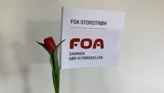 FOA Storstrøm topfrise flag 